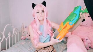 Belle Delphine SQUIRTS all over the Floor