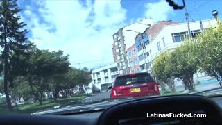 Picking up busty Latina for blowjob and more