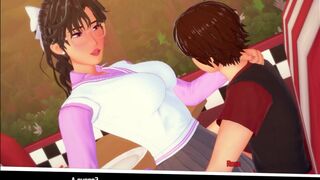[Gameplay] Knight of Love - Sexy time with the teacher at school (18)