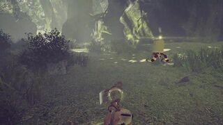 [Gameplay] Nier Automata Nude Mod Walkthrough Uncensored Full Game Part 9