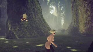 [Gameplay] Nier Automata Nude Mod Walkthrough Uncensored Full Game Part 9