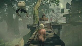 [Gameplay] Nier Automata Nude Mod Walkthrough Uncensored Full Game Part 7