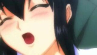Anime schoolgirl fucked by multiple dicks