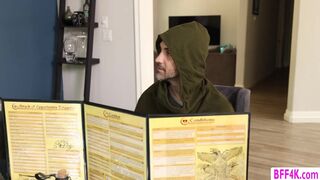 Three teens fucked by dungeon master