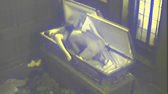 Coffin porn video – Scandalous GFs - Twisted Coffin Fetish Couple Fuck