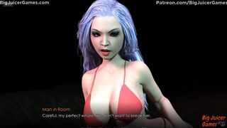 [Gameplay] Depraved Awakening #7: Busty slut deepthroats big cock and gets face fu...