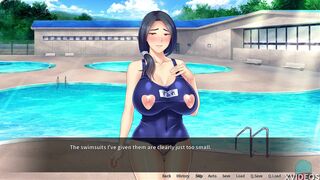 [Gameplay] Two lewd milfs are flaunting their big tits and hairy pussies • NETORIO...