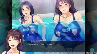 [Gameplay] Two lewd milfs are flaunting their big tits and hairy pussies • NETORIO...