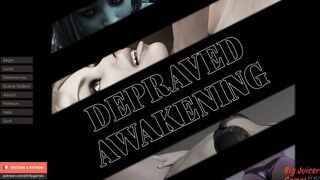 [Gameplay] Depraved Awakening #6: Dirty detective spies on a hot redhead while she...