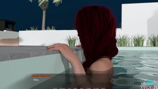 [Gameplay] AWAY FROME HOME #42 • Groping that sexy, horny redhead in the pool
