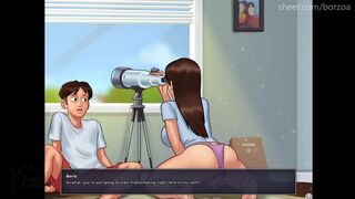 [Gameplay] My step sister caught me spying our religious neighbor Mia masturbating...