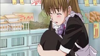Premium GFs - Masturbating anime maid in fantasy