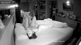 Lesbian Amateur Couple Voyeur Night Vision Home Video