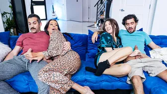 Couples Fuck Stepson And His Gf Foursome