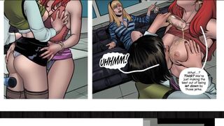 [Gameplay] Adult Spiderman Lesbian Threesome- Porn Comics, Rule 34 Spiderman, 3D C...