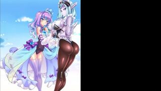 [Gameplay] Project QT v15.544 ( Nutaku ) My Unlocked Caroline Evolution and Event ...