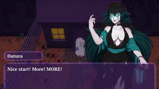 [Gameplay] Sex Or Treat [Halloween Hentai game PornPlay ] Ep.3 creampie the naught...