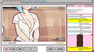 [Gameplay] Nicole Risky Job [Hentai game ] Ep.5 twerking and anal dildo on cam