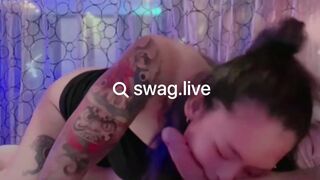 Tattoo Big titts got fucked in doggy style | Go search swag.live @lvy_pei