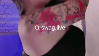 Tattoo Big titts got fucked in doggy style | Go search swag.live @lvy_pei