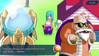 [Gameplay] Kame Paradise - Marron gets fucked hard by Roshi - Part 4