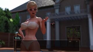 [Gameplay] Girl House - Part 40 Vanessa Got Fuck at The Pool But Michael Cum in Vi...