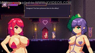 [Gameplay] Scarlet Maiden [ Hentai game PornPlay ] Ep.1 Starpon lesbian fun with n...