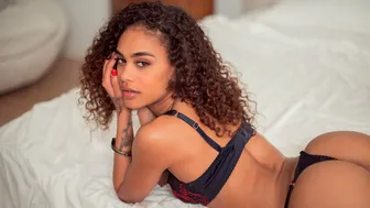 Deeper - Seductive Small-Tit Ebony Scarlit Scandal Fucks With A White Lover