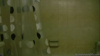 Couple nude shower caught on tape