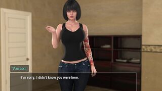 [Gameplay] Girl House - Part 28 Vanessa join Shower with Michael
