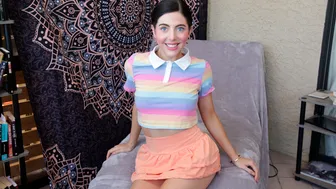 Kinky Family - Gorgeous brunette Theodora Day screwed in the doggy style pose