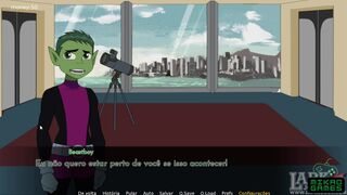 [Gameplay] Teen titans ep 1 Conhecendo a historia do jogo e personagens Starfire e...