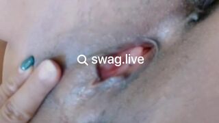 Fingering wet pussy on cam show | swag.live/u/shellcity