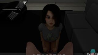 [Gameplay] AWAY FROME HOME #54 • Petite girlfriend drinks all the dick milk