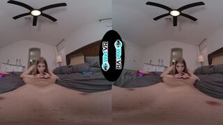 Busty Redhead Octavia Red Does First VR Porn