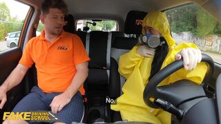 Lexi Dona Takes off her Hazmat Suit and Fucks Instructor
