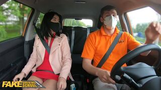 Lady Dee Sucks Instructor's Disinfected Burning Cock