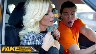 Fake Driving School - Blonde MILF Tiffany Russo Fucks for Licence