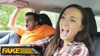 Fake Driving School - Hot Learner Kristy Black Fucked Doggy Style