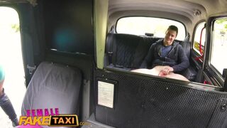 Hot Blonde Sucks and Fucks Czech Cock in Taxi