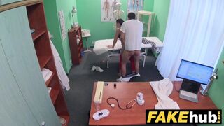 Doctor Prescribes Sticky Facial to help Heal Sexy Brunette
