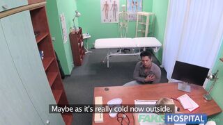 Fit Guy Cums over Hot Blonde Nurses Tits after Fucking her