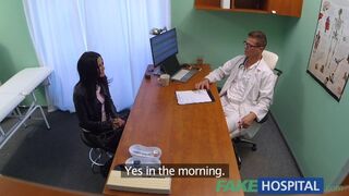 Fake Hospital - Horny Russian Babe Strips and Fucks her Doctor