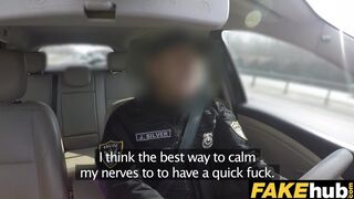 The Uniformed Policeman's Cum Makes Her Late