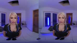Blonde Babe Kiara Cole As STAR TREK CAROL Wants Captain Torpedo Inside Of Her VR Porn