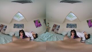 Seducing Petite Teen Aria Valencia As RWBY BLAKE BELLADONNA VR Porn