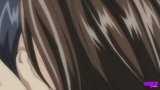 Anime Schoolgirl rubs clit on classmate thinking of her stepbro