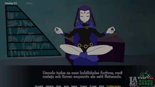 [Gameplay] Teen titans ep 4 Olhando a Buceta de Raven enquanto ela medita