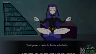 [Gameplay] Teen titans ep 4 Olhando a Buceta de Raven enquanto ela medita