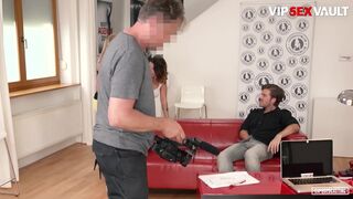 Kattie Hill & Sicilia Enjoy Close Up Sex With Big Dick Casting Guy